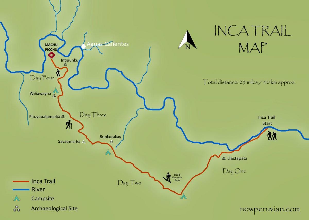 mapa d'inca del Perú