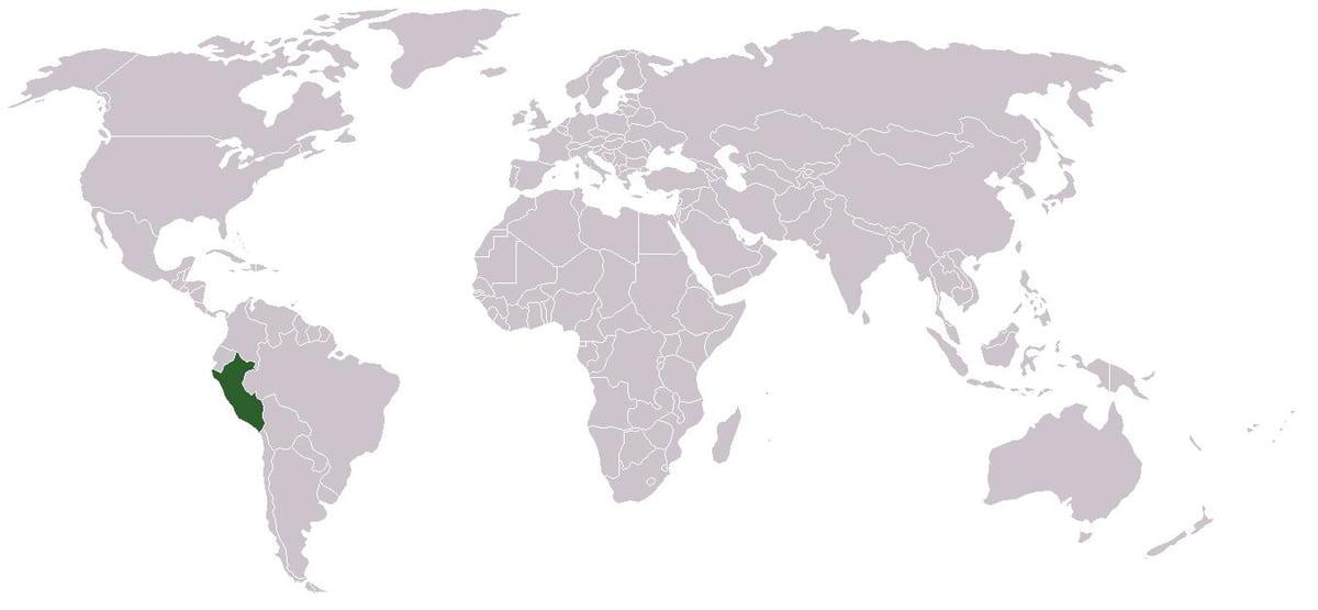 mapa del Perú global