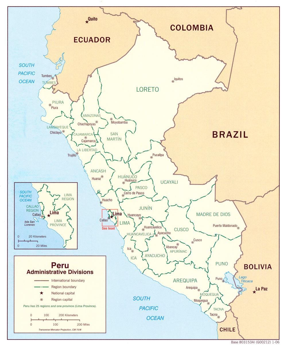 mapa de Perú