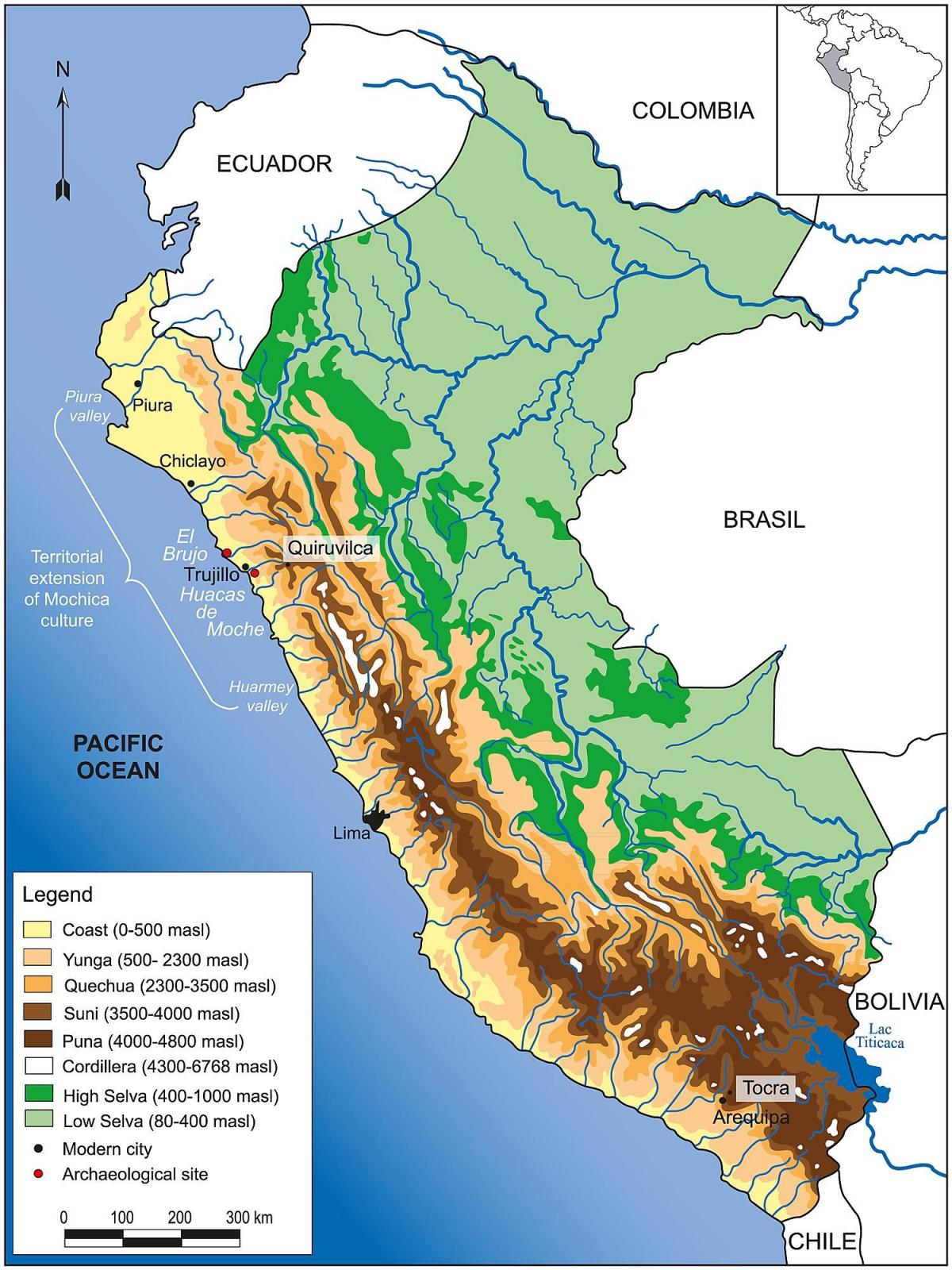 Perú geografia mapa