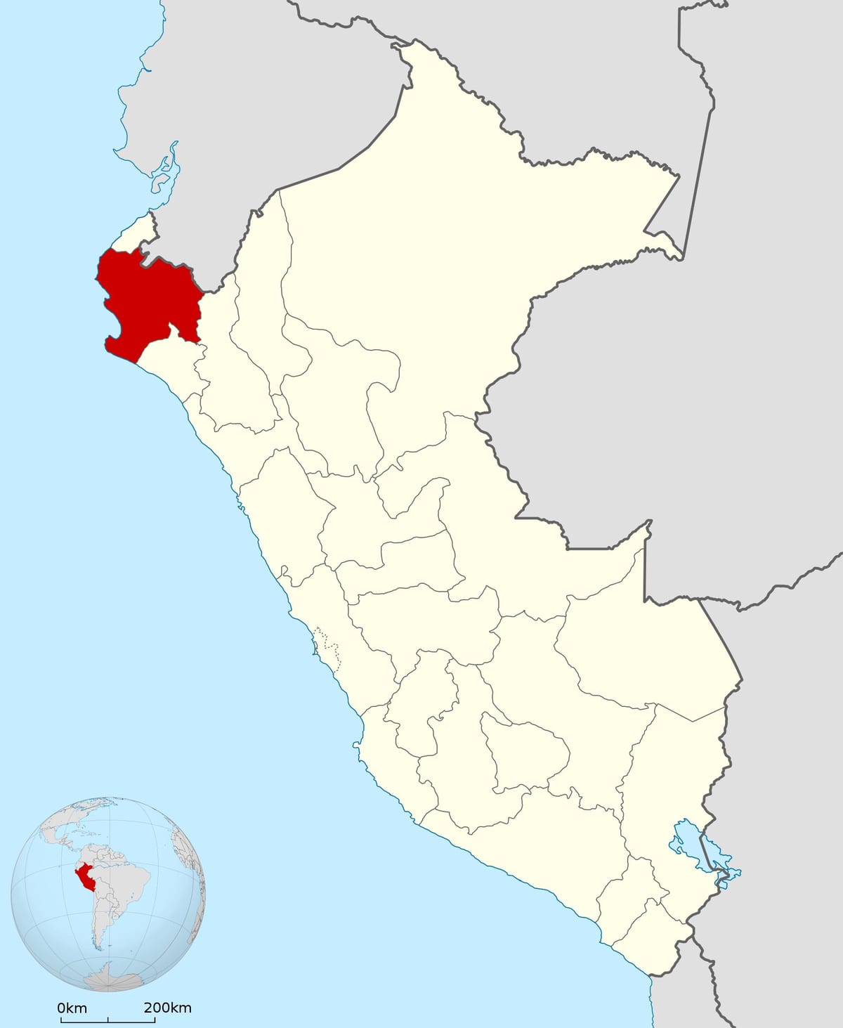 mapa de piura Perú