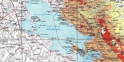 Mapa del llac titicaca Perú 