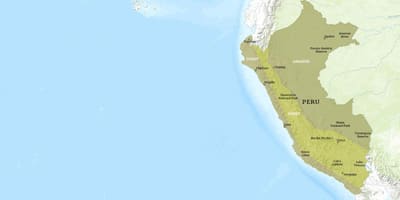 Mapa de kuelap Perú 