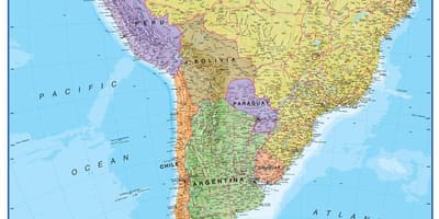 Mapa Perú, amèrica del sud