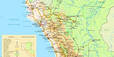 Mapa del nord de Perú